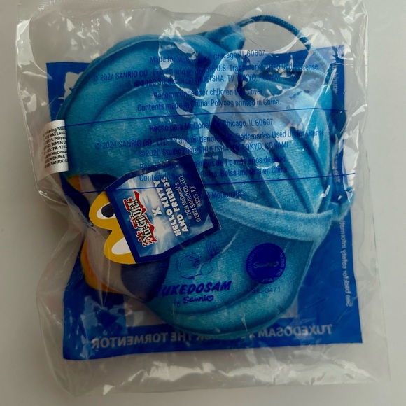 HELLO KITTY &FRIENDS McDonald’s happy meal plush Toy. Tuxedo Sam #7 - Picture 2 of 2